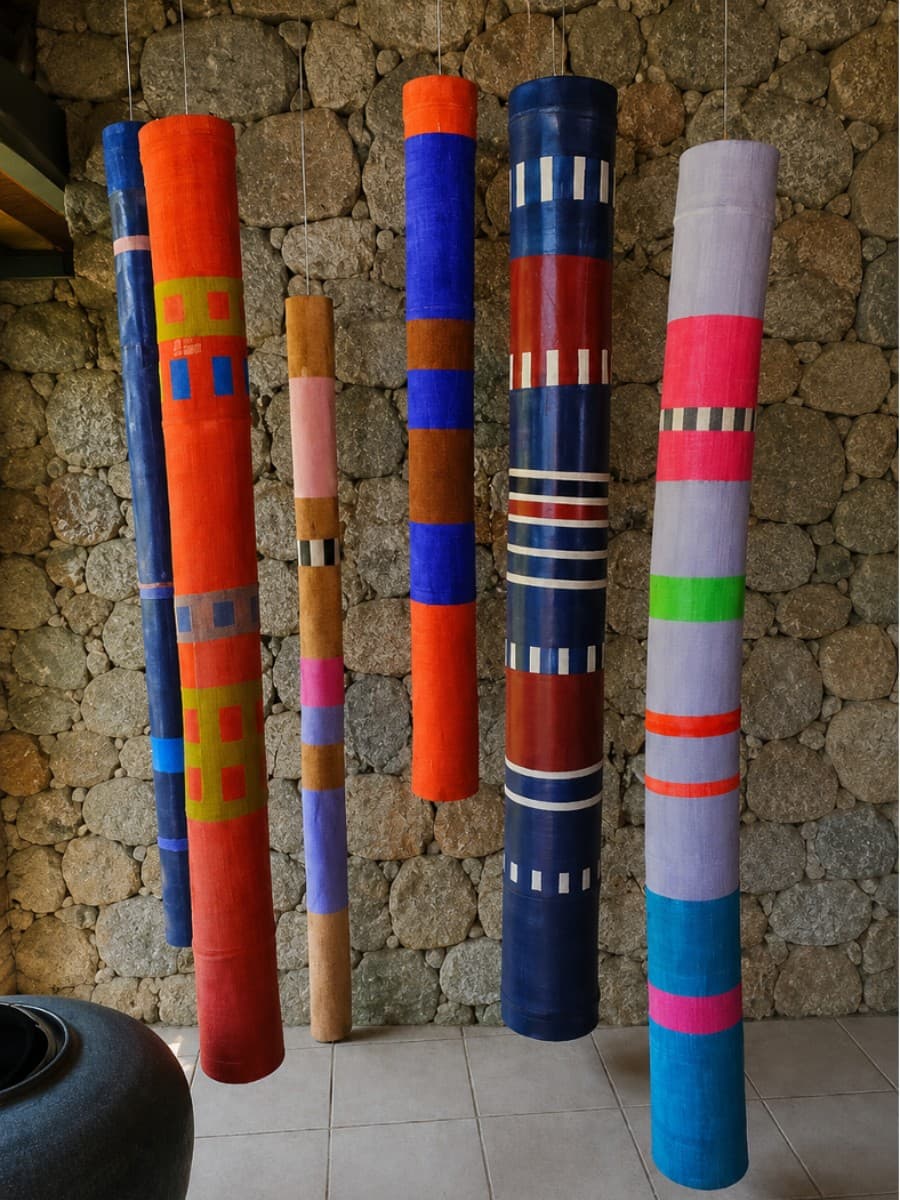 Art objects with bamboo