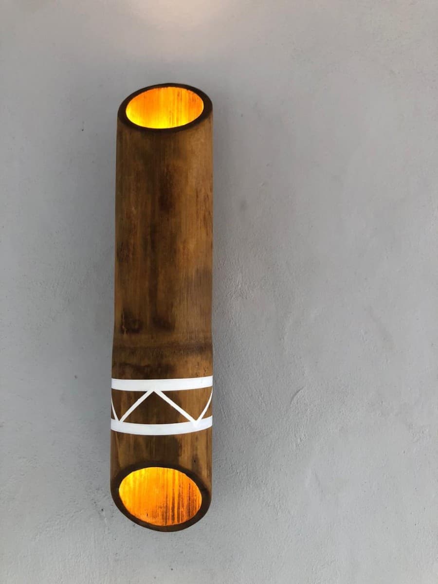 Bamboo luminaires