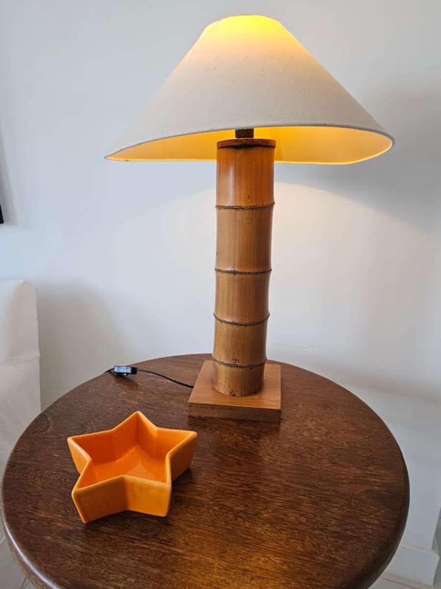 Bamboo luminaires
