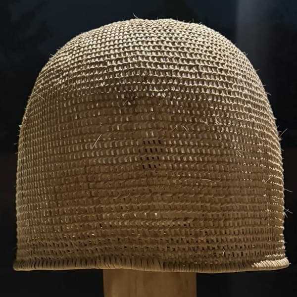 Open-weave shade, unlit